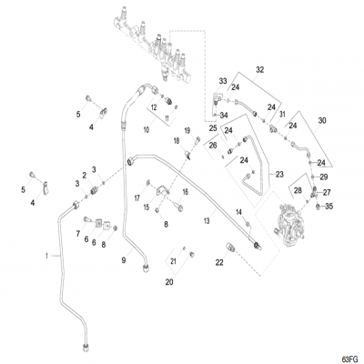 Group 63: Low Pressure Fuel Line, continued  第63組：低壓燃油管路，&amp;amp;amp;amp;amp;ldquo;GM93289,&amp;amp;amp;amp;amp;rdquo;&amp;amp;amp;amp;amp;ldquo;GM93285,&amp;amp;amp;amp;amp;rdquo;&am