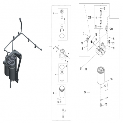 Group 81: Primary Fuel Filter, continued Variation 81BN, 81D2 Optional Agency Approval Installed Items. See Accessories Section for additional parts. 組81：燃油初級濾清器，續(xù)變81BN，81D2可選機構批準安裝項目。有關其他部件，請參見附件一節(jié)。&