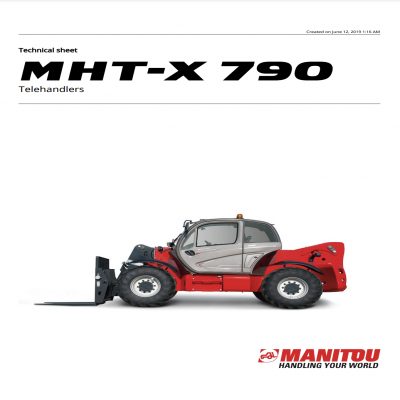 曼尼通 MHT-X 790 伸縮臂叉裝車——搭載歐四排放發(fā)動機，動力強勁，高效環(huán)保！